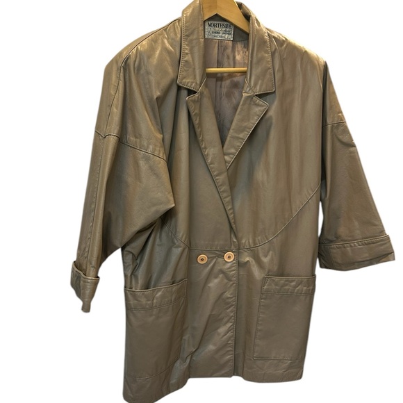 WOMEN'S VINTAGE LEATHER JACKET SIZE 7 - Picture 1 of 9